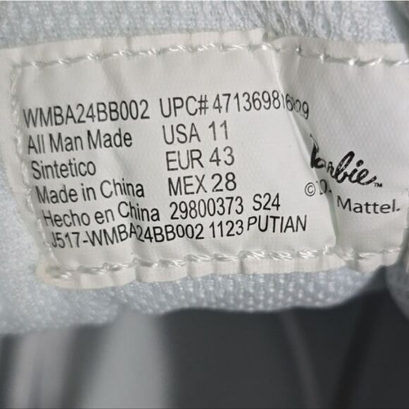 BRAND NEW  WOMEN'S BARBIES BY MATTEL PINK CASUAL COURT SNEAKER - Picture 16 of 16